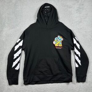 RGSTR King Status Heavy Lies The Crown Black Graphic Hoodie Mens 2XL Streetwear